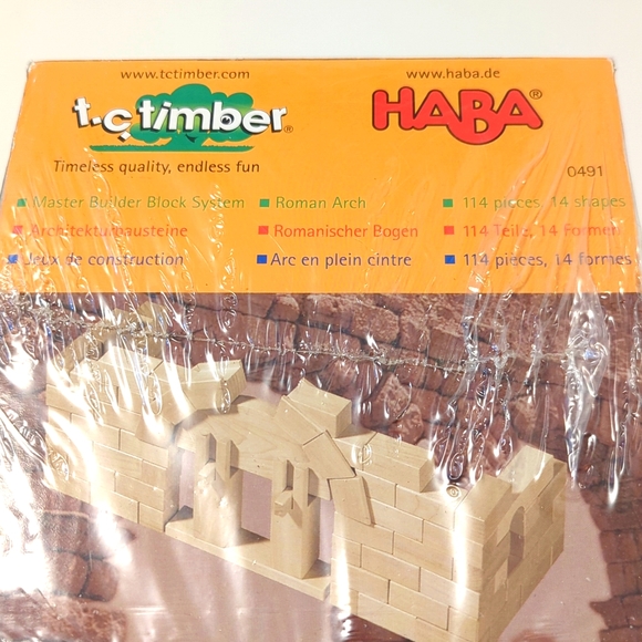 HABA | Natural Wood Blocks Roman Arch - Picture 5 of 8